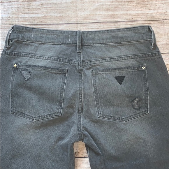 Guess Jeans Boy Fit High Rise Size 27 Gray - Picture 5 of 7